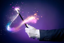 magic wand magician hand magic wand magician hand
