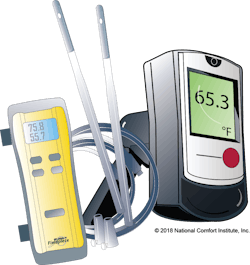 Digital psychrometer Digital psychrometer
