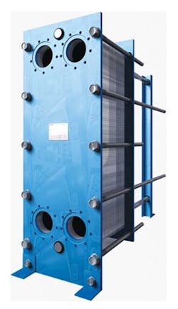 Tranter Superchanger plate and frame heat exchanger. Tranter Superchanger plate and frame heat exchanger.