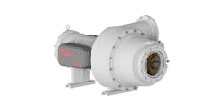 The Danfoss Turbocor VTCA400 compressor received the prestigious Product of the Year award at the 2022 AHR Expo in Las Vegas, Nevada. The VTCA400 had previously been named the winner in the Cooling category. The VTCA400 is the world’s first oil-free, variable-speed, magnetic bearing centrifugal compressor utilizing a hybrid compression design that is optimized for use with low-GWP refrigerant R-1233zd. The 400 ton/1400 kW nominal capacity rating provides unparalleled performance for water-cooled chiller applications. The Danfoss Turbocor VTCA400 compressor received the prestigious Product of the Year award at the 2022 AHR Expo in Las Vegas, Nevada. The VTCA400 had previously been named the winner in the Cooling category. The VTCA400 is the world’s first oil-free, variable-speed, magnetic bearing centrifugal compressor utilizing a hybrid compression design that is optimized for use with low-GWP refrigerant R-1233zd. The 400 ton/1400 kW nominal capacity rating provides unparalleled performance for water-cooled chiller applications.