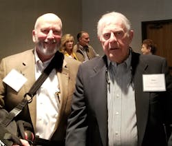 Ron with Rick Busby, owner of Busby's. Ron with Rick Busby, owner of Busby's.