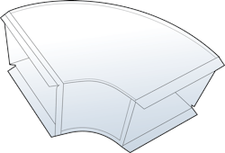 When selecting elbows, pay special attention to the throat. Radius throats help airflow turn much easier than a square throat. Try to avoid square throats at all costs. When selecting elbows, pay special attention to the throat. Radius throats help airflow turn much easier than a square throat. Try to avoid square throats at all costs.