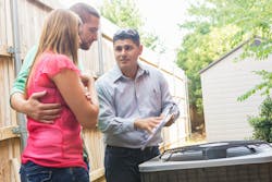 Technician Discussion Homeowners I Stock 509319741 Technician Discussion Homeowners I Stock 509319741