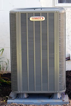 Condensing unit installed by Johnson and Johnson, Martinsburg, W.Va. Condensing unit installed by Johnson and Johnson, Martinsburg, W.Va.