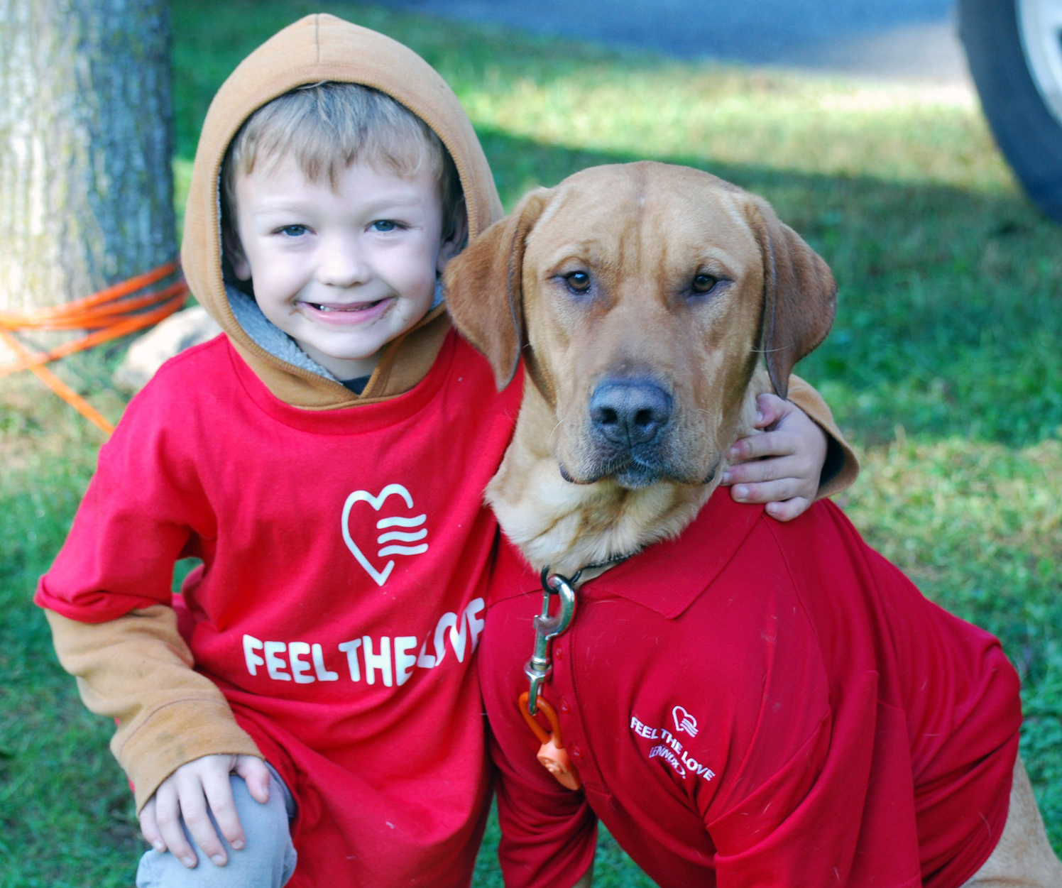 This little guy and friend will have a comfortable winter thanks to Lennox and the team at Johnson and Johnson, Martinsburg, W.Va.