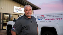 Nathan Johnson of ShockLey's. He donates equipment and labor to benefit programs at the Inner City Church and Oklahoma City Dream Center, that care for youth, provide food, and help those down on their luck get back on their feet. Nathan Johnson of ShockLey's. He donates equipment and labor to benefit programs at the Inner City Church and Oklahoma City Dream Center, that care for youth, provide food, and help those down on their luck get back on their feet.