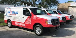 Universal Air & Heat vehicles roll through what is becoming an intensely competitive Florida market. Universal Air & Heat vehicles roll through what is becoming an intensely competitive Florida market.