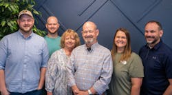 At Nomad, Bill Burnett, center, has created a hybrid between a medium-sized company and a small family business. At Nomad, Bill Burnett, center, has created a hybrid between a medium-sized company and a small family business.