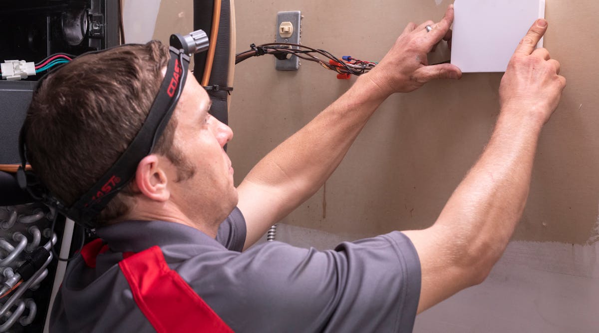 Sources say HVAC technicians can ensure a speedier setup as Link technology allows the technician to use a Bluetooth mesh connection and the Diagnostics Mobile App on their phone or tablet to self-identify the equipment and walk them through the installation.