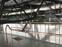 XL fittings are shown in a specialized application at the refrigerated warehouse. XL fittings are shown in a specialized application at the refrigerated warehouse.