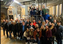 The Unified Group hosted an optional group activity for members that included a mixology class at Liquor Lab and ended with samples of beer at New Heights Brewery.