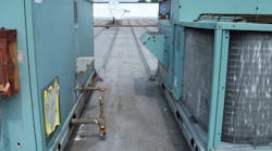 If you know what to look for, a visual inspection provides clues to unsafe operation. It's never good for one package unit to exhaust into the economizer of an adjacent unit. If you know what to look for, a visual inspection provides clues to unsafe operation. It's never good for one package unit to exhaust into the economizer of an adjacent unit.