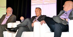 Ray Isaac, center, with Stephen Pape and Matt Marsiglio at ACCA 2023. Ray Isaac, center, with Stephen Pape and Matt Marsiglio at ACCA 2023.