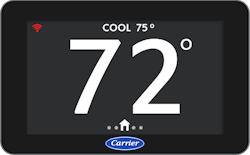 Carrier Connect thermostat.