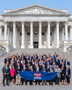 After a quick stop for a picture on the Capitol steps, they headed to their respective meetings. In total, 71 PHCC members from 27 different states had 111 meetings with elected officials and their staffs.