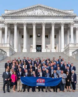 After a quick stop for a picture on the Capitol steps, they headed to their respective meetings. In total, 71 PHCC members from 27 different states had 111 meetings with elected officials and their staffs. After a quick stop for a picture on the Capitol steps, they headed to their respective meetings. In total, 71 PHCC members from 27 different states had 111 meetings with elected officials and their staffs.
