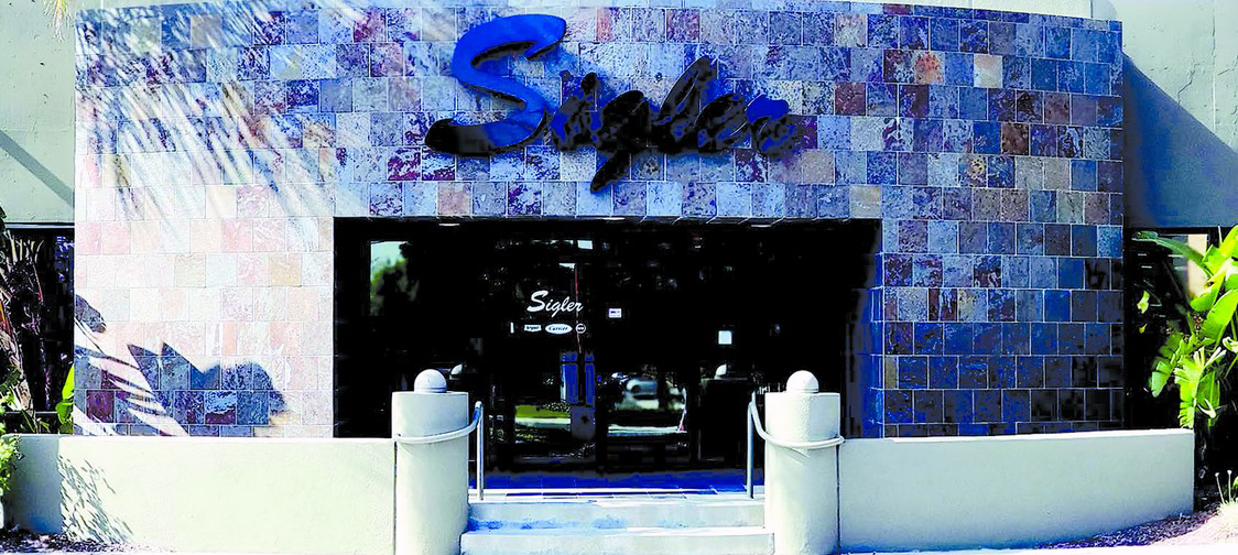 Entrance to the Russell Sigler, Inc. distributorship.