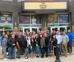 Attendees for the Unified Group Small and Special Projects Forum gathered for a photo during a dinner outing at Joe's Live. Attendees for the Unified Group Small and Special Projects Forum gathered for a photo during a dinner outing at Joe's Live.
