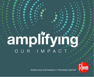 Rheem Sustainability Report Cover