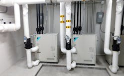 Daikin water-source heat recovery units.