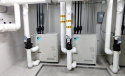 Daikin water-source heat recovery units. Daikin water-source heat recovery units.