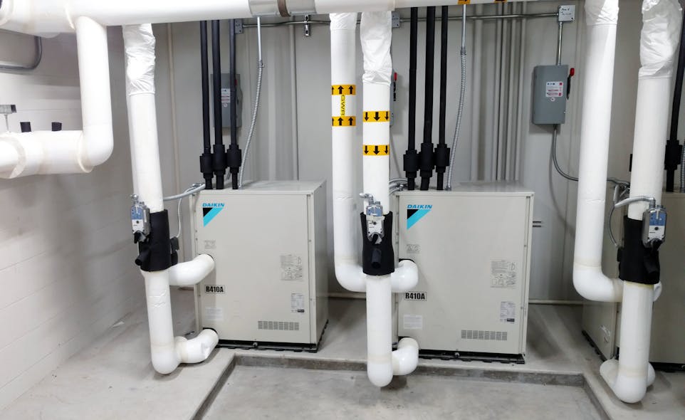Daikin water-source heat recovery units.