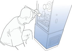 If Obvious Adams was a technician, he would visually inspect the HVAC equipment instead of jumping straight to testing. If Obvious Adams was a technician, he would visually inspect the HVAC equipment instead of jumping straight to testing.