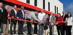 A ribbon cutting officially opened the learning center. A ribbon cutting officially opened the learning center.