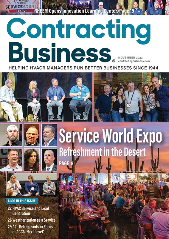 CONTRACTING BUSINESS NOVEMBER 2023 DIGITAL MAGAZINE cover image