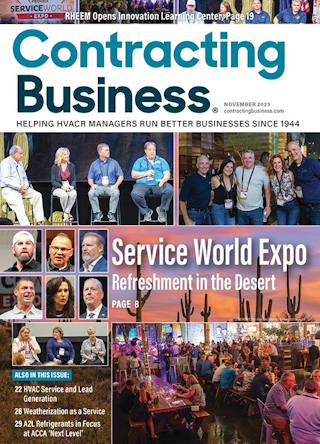 CONTRACTING BUSINESS NOVEMBER DIGITAL MAGAZINE cover image