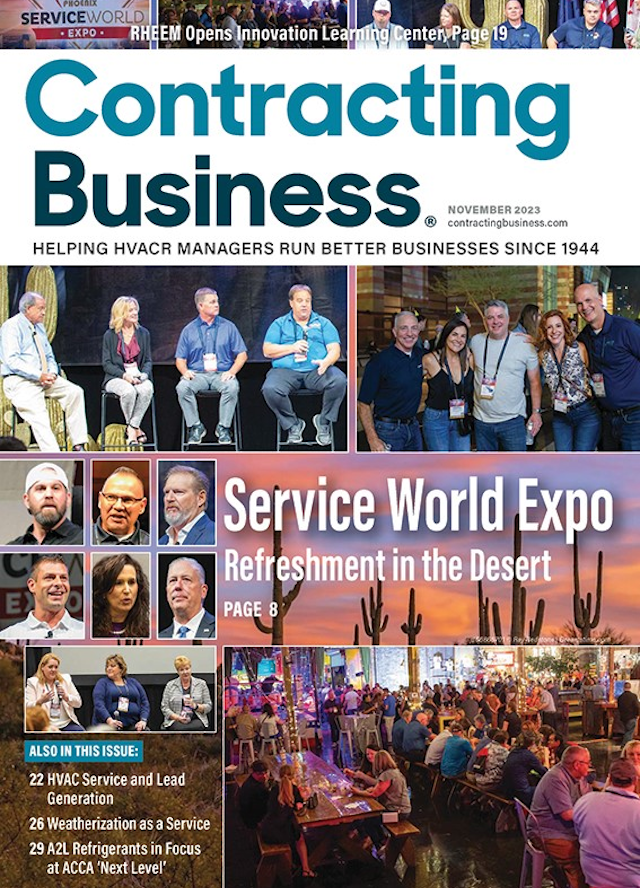CONTRACTING BUSINESS NOVEMBER DIGITAL MAGAZINE cover image