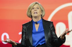 Carol Duncan addresses the audience during the SMACNA annual conference. Carol Duncan addresses the audience during the SMACNA annual conference.