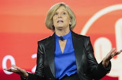 Carol Duncan addresses the audience during the SMACNA annual conference. Carol Duncan addresses the audience during the SMACNA annual conference.