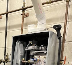 Some manufacturers include test ports on their condensing equipment, making testing for a condensate drainage issue easier. Some manufacturers include test ports on their condensing equipment, making testing for a condensate drainage issue easier.