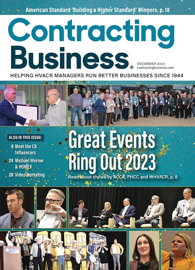 CONTRACTING BUSINESS DECEMBER 2023 DIGITAL MAGAZINE cover image