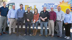 From left to right: Shaun Hardick, David Katz, Richard Lewis, Travis Wethington, Mandy Wethington, Mark Wethington, Scott Brinkley, John Conway, Sandra Koblas.