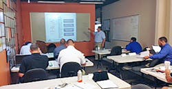 NCI’s John Puryear visited Minnick’s family business to conduct on-site training for his team. NCI’s John Puryear visited Minnick’s family business to conduct on-site training for his team.