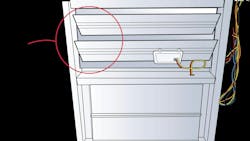 Remember to examine outside air sources when investigating a humidity complaint. A stuck louver can quickly introduce a lot of unconditioned air into the duct system. Remember to examine outside air sources when investigating a humidity complaint. A stuck louver can quickly introduce a lot of unconditioned air into the duct system.