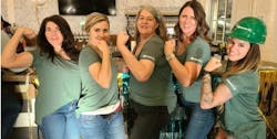 The winning team consisted of Danforth co-workers Michelle Gerace, Christina Kramarz, Deanna Gokey, Kelly Cancilla, and Krystal Yernye. The winning team consisted of Danforth co-workers Michelle Gerace, Christina Kramarz, Deanna Gokey, Kelly Cancilla, and Krystal Yernye.