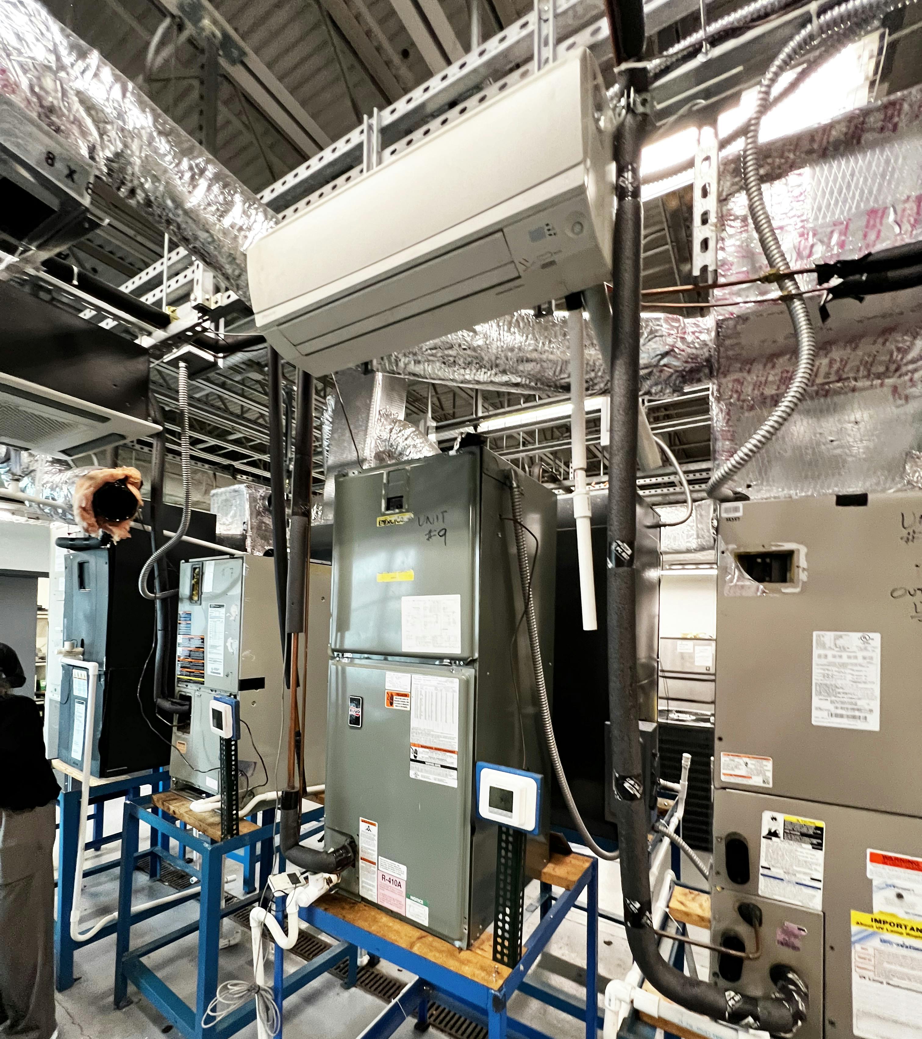 Furnace training units.