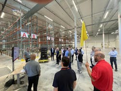 Tours begin for the 100+ guests to the new Danfoss Turbocor Tallahassee facility.