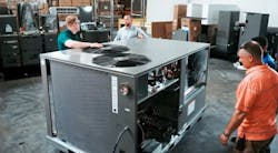 Product training continues as one of many priorities for the Rheem family of brands. Product training continues as one of many priorities for the Rheem family of brands.