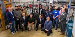 Representatives from Rheem, Design Air and Milwaukee Area Technical College gather for a celebratory photo. Representatives from Rheem, Design Air and Milwaukee Area Technical College gather for a celebratory photo.