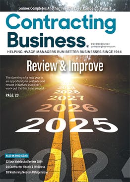 CONTRACTING BUSINESS DECEMBER 2024 DIGITAL MAGAZINE cover image
