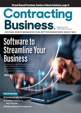 CONTRACTING BUSINESS FEBRUARY 2025 DIGITAL MAGAZINE cover image