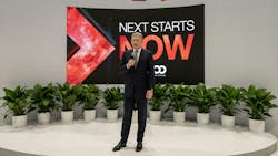 Chris Peel, CEO of Rheem, addressed the crowd during the AHR Expo. Chris Peel, CEO of Rheem, addressed the crowd during the AHR Expo.