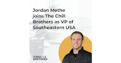 Jordan Methe joins Chill Brothers as vice president of Southeastern USA Jordan Methe joins Chill Brothers as vice president of Southeastern USA