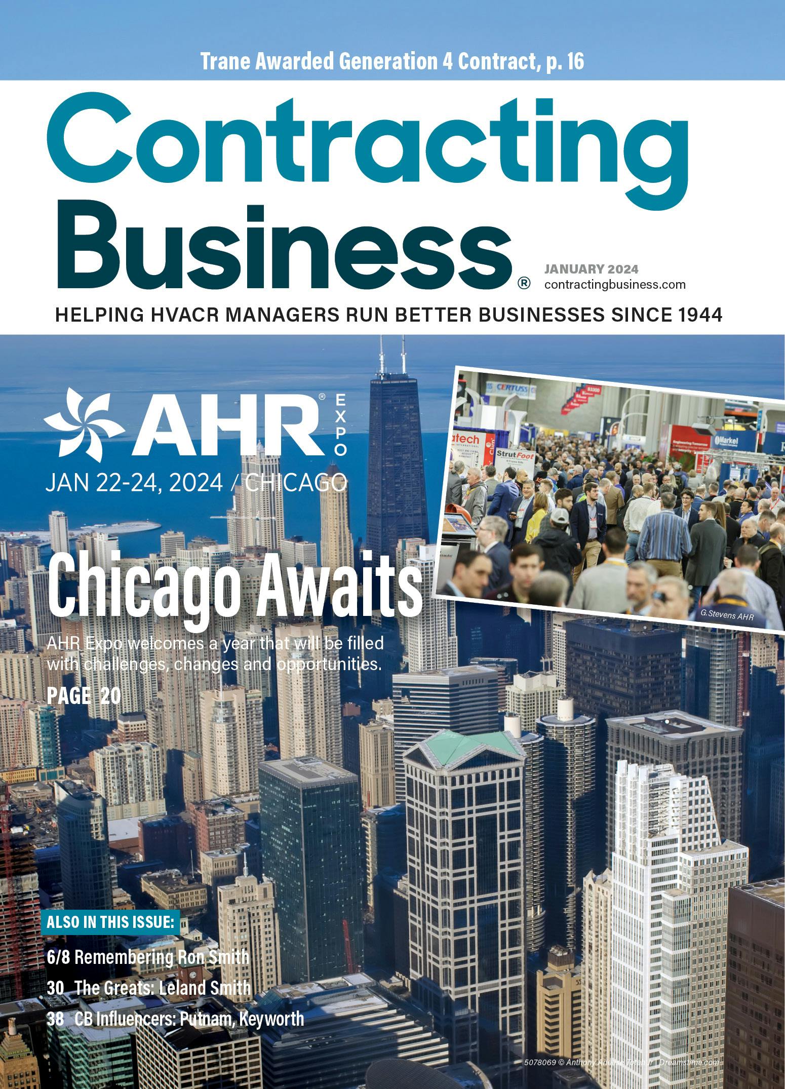 CONTRACTING BUSINESS JANUARY 2024 DIGITAL MAGAZINE cover image