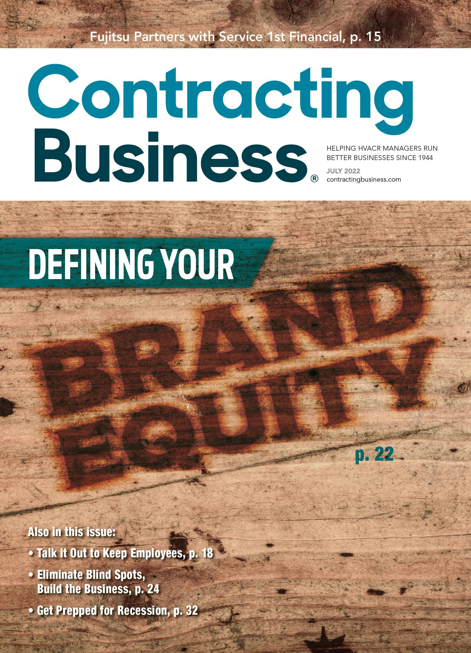 CONTRACTING BUSINESS JULY 2022 DIGITAL MAGAZINE cover image