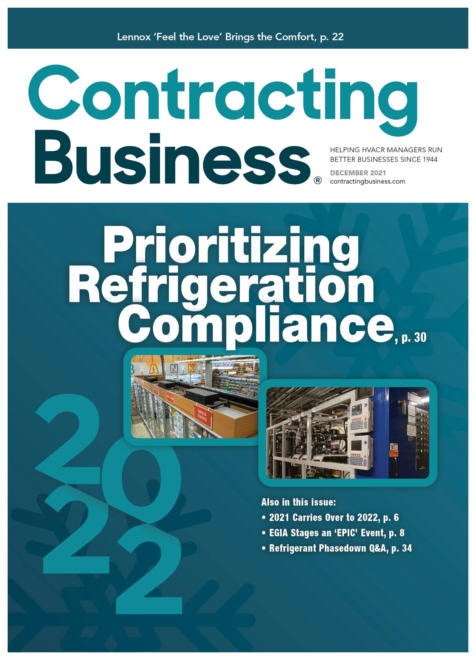 Contracting Business December 2021 Digital Magazine cover image